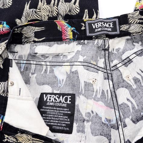 versace jeans zebra wolle